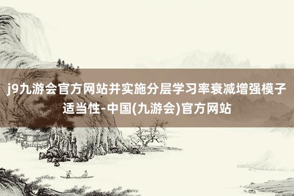 j9九游会官方网站并实施分层学习率衰减增强模子适当性-中国(九游会)官方网站