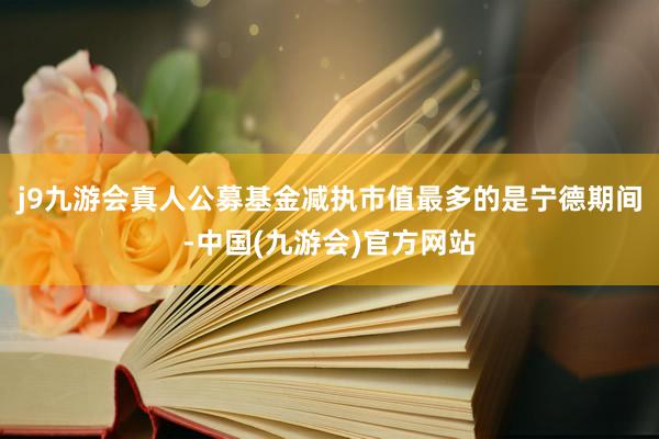 j9九游会真人公募基金减执市值最多的是宁德期间-中国(九游会)官方网站