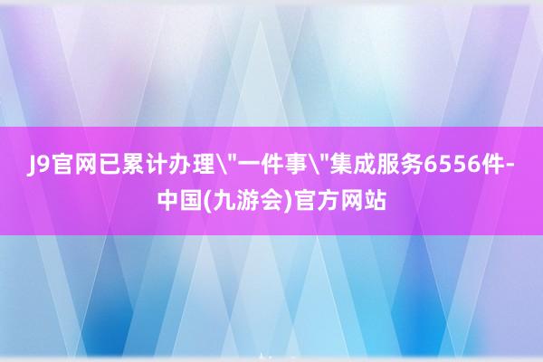 J9官网已累计办理